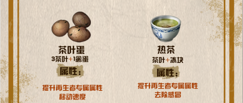 明日之后茶叶食谱配方有哪些 明日之后茶叶食谱配方介绍