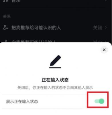 抖音怎么开启正在输入中 抖音开启正在输入中教程
