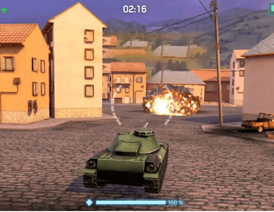 坦克冲撞