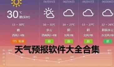 天气预报软件有哪些-天气预报软件下载