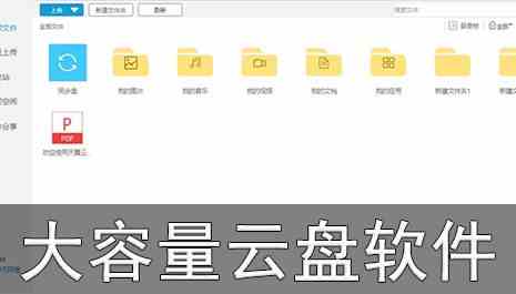 大容量云盘软件合集