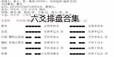 六爻排盘软件哪个好用-六爻排盘元亨利贞排盘