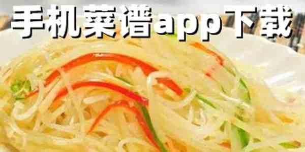 手机菜谱app推荐-手机免费学做饭软件