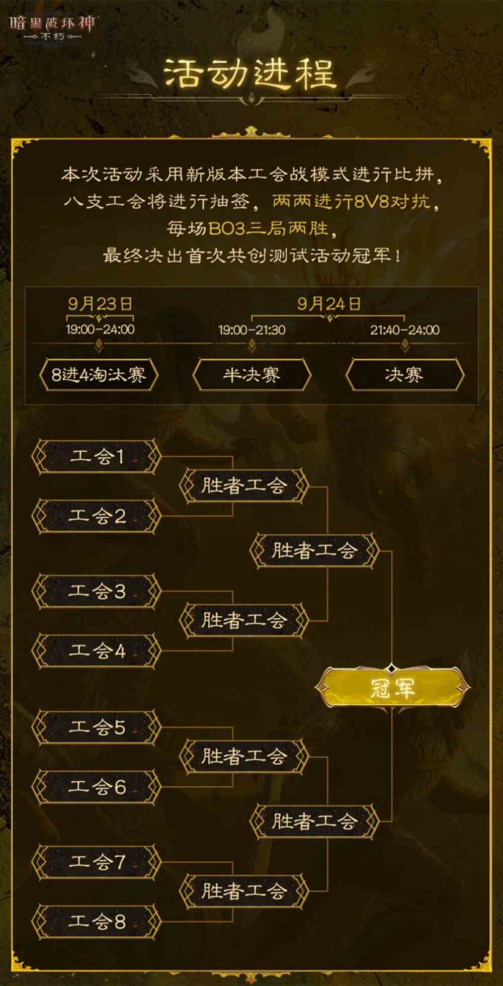 暗黑破坏神不朽跨服工会战共创测试今晚开启