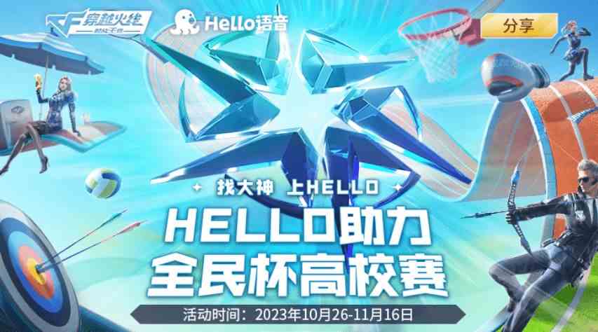 Hello语音联合穿越火线