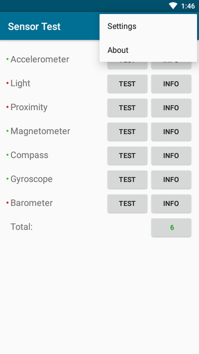 Sensor Test