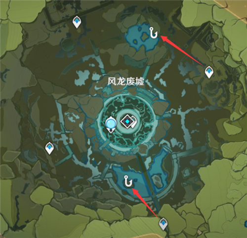 原神钓鱼点位置分布图