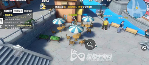 航海王热血航线罗格镇三朵蓝白花朵的聚会位置图解