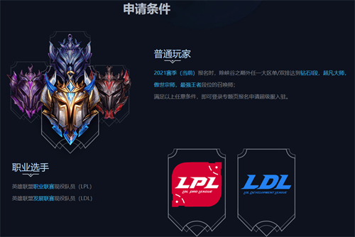 lol峡谷之巅需要什么资格