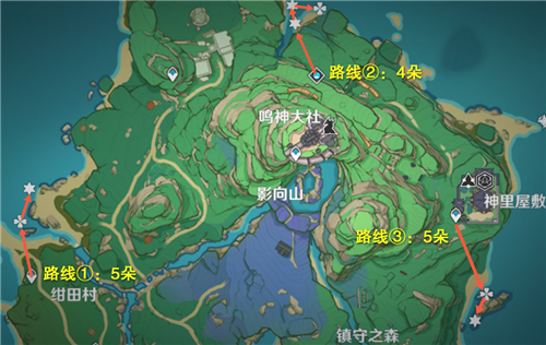原神海灵芝分布图