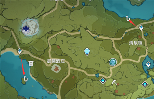 原神钓鱼点位置在哪 蒙德璃月稻妻钓鱼地点一览