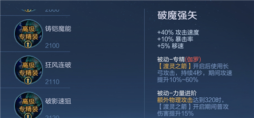 王者荣耀英雄专属装备大全图鉴