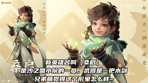 王者荣耀桑启是谁的孩子