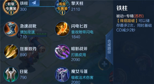 王者荣耀英雄专属装备大全图鉴