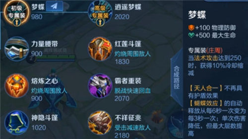 王者荣耀英雄专精装备大全图鉴