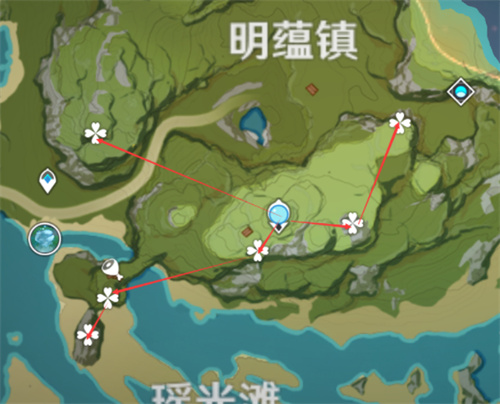 原神清心采集点分享 清心采集路线一览