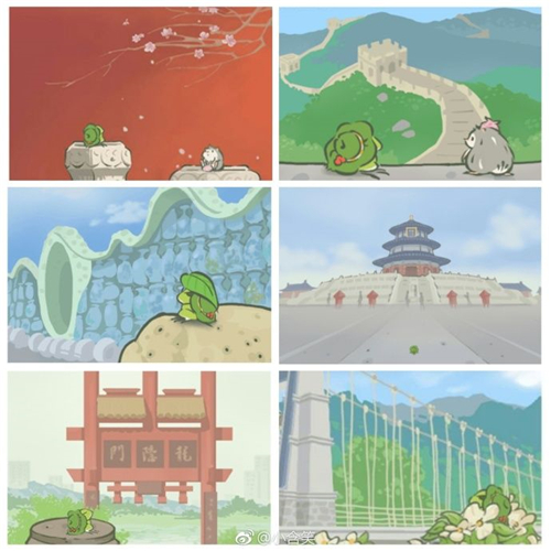 旅行青蛙中国之旅明信片图鉴大全