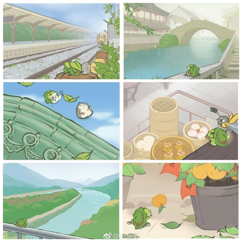 旅行青蛙中国之旅明信片图鉴大全