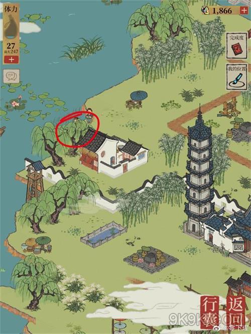 江南百景图杭州探险钱塘春行宝箱位置攻略