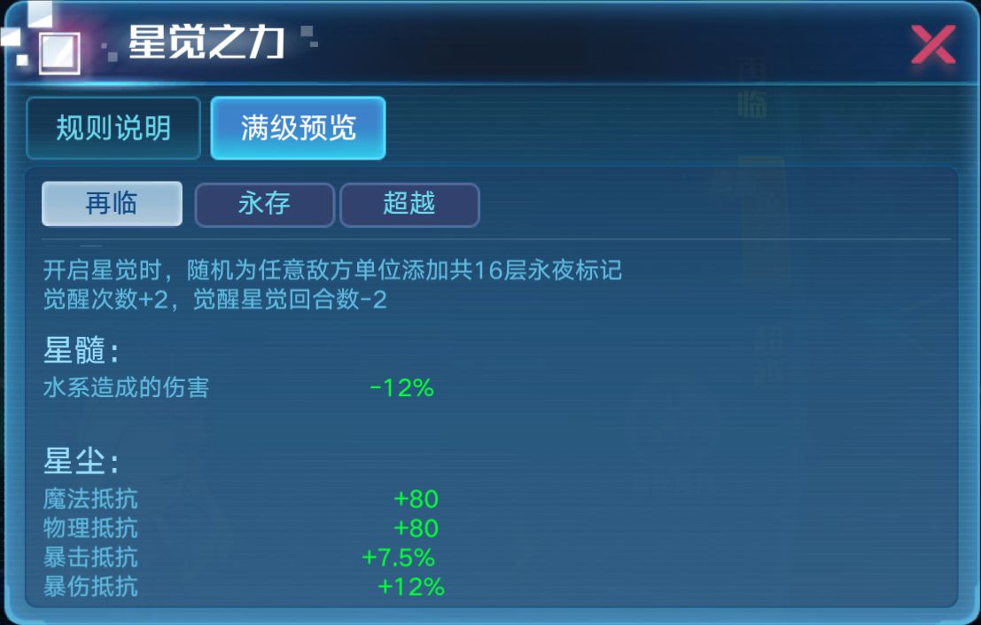 奥拉星手游夜兰星觉属性强度解析