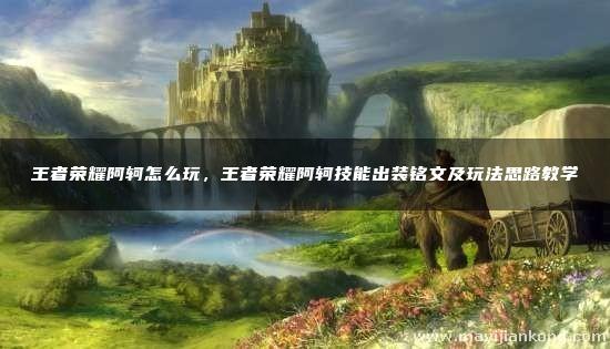 王者荣耀阿轲怎么玩