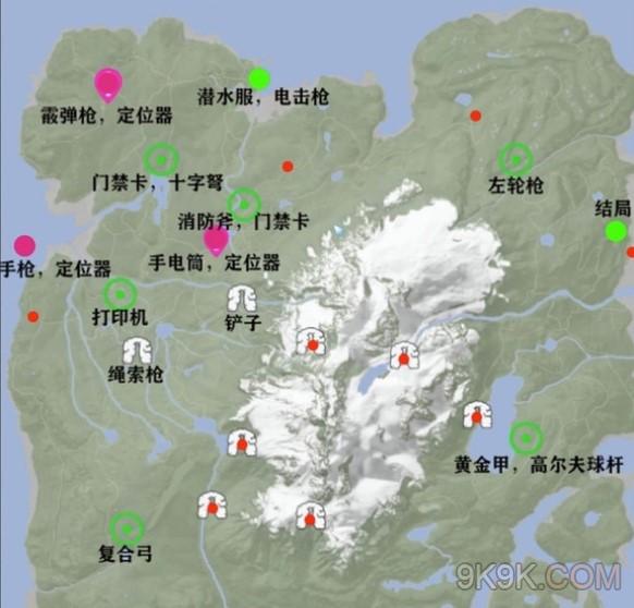 森林之子地图大全最新一览