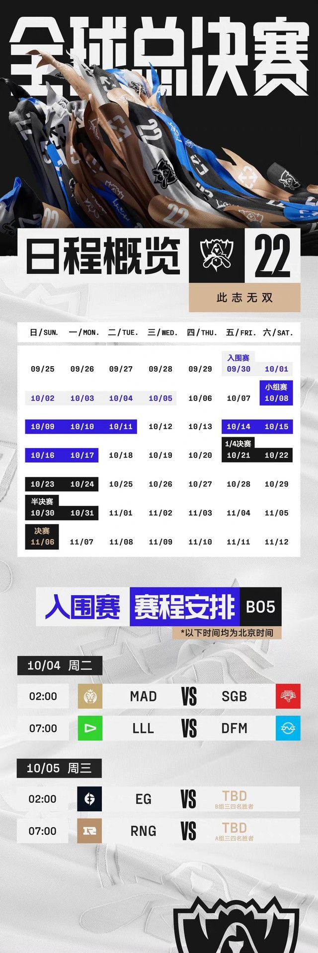 英雄联盟s12全球总决赛赛程表