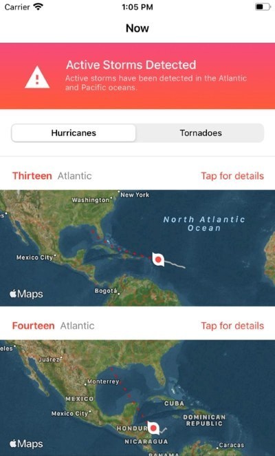 我的飓风追踪
